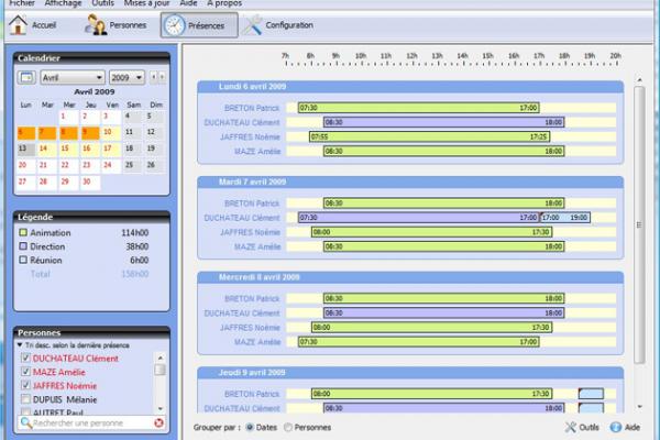 La gestion des présences